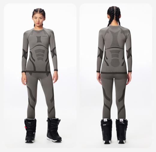 24/26SURPINE美丽诺羊毛功能衣 女七分裤子 深灰 商品图1