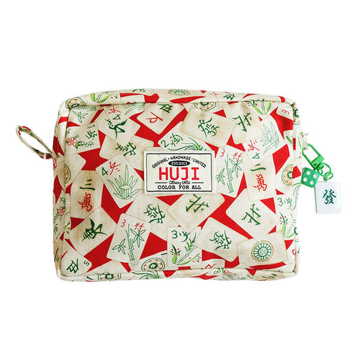 HUJI祤集Motley收纳包插画麻将 商品图1