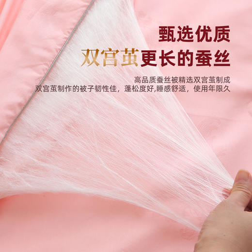 【桑园公社】蚕丝被 ~贡缎提花系列 商品图1