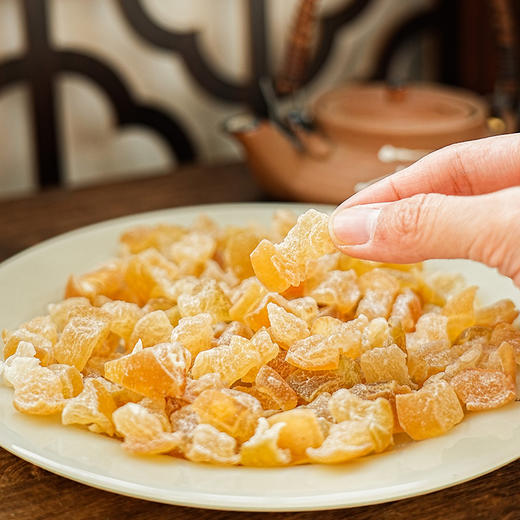 【蜜饯精选】福建平和蜜柚鲜柑皮 配料表干净 原果手工厚切 清甜软糯 柚香浓郁 解馋健康零食 商品图2