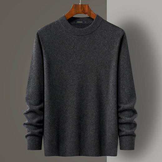 【羊毛羊绒】罗蒙经典男士加厚羊毛衫男保暖羊毛衫舒适男羊毛衫羊绒衫 商品图6