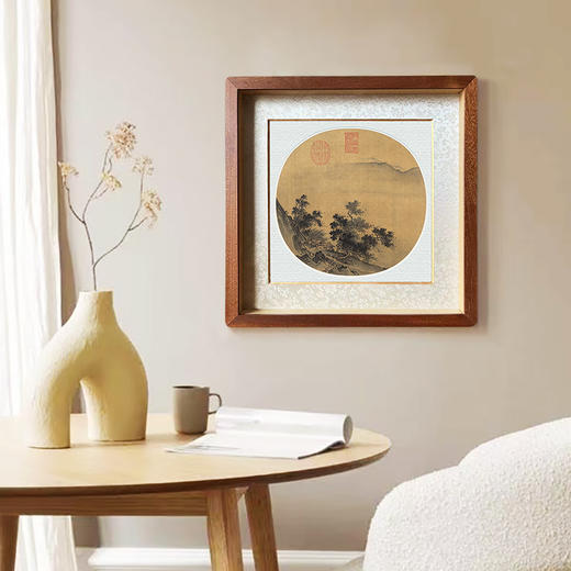 宋代山水实木框画 客厅卧室书房装饰画 商品图1