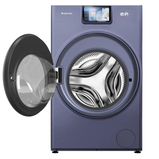 格力·新一代如新 热泵洗护一体机 10kg 滚筒洗衣机 XQG100-RBD1401Eb1顶(黛山紫) 商品图2