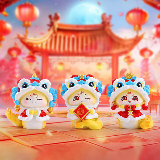 【金蛇迎福手办】喜庆蛇年新款金蛇迎财运盲盒手办新年送礼 推荐礼物家居装饰品 商品图2