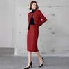 IWY/红色正式场合西装套裙气质名媛小香风正装两件套晚会主持人上镜装CS2119 商品缩略图3