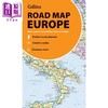 预售 【中商原版】柯林斯欧洲公路地图 Collins Road Map of Europe 英文原版 旅游 路线规划 商品缩略图0