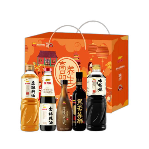 金龙鱼 高品养生调味礼盒5件套 商品图0