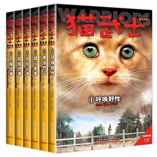 猫武士（首）一部曲全套6册呼唤野性寒冰烈火疑云重重风起云涌险路惊魂力挽狂澜儿童动物小说故事 商品图0