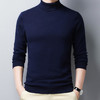 【100羊毛】罗蒙男士秋冬经典高领羊毛衫男保暖百搭男士羊毛衫毛衣男 商品缩略图5
