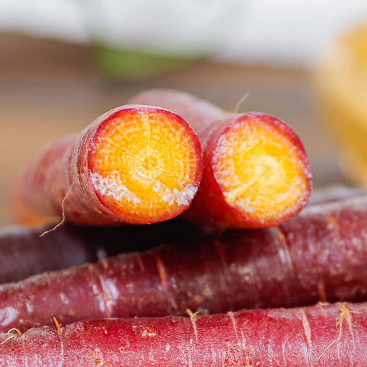 【云南紫玉胡萝卜】脆甜新鲜应季蔬菜 大拇指细度 3斤装 商品图0