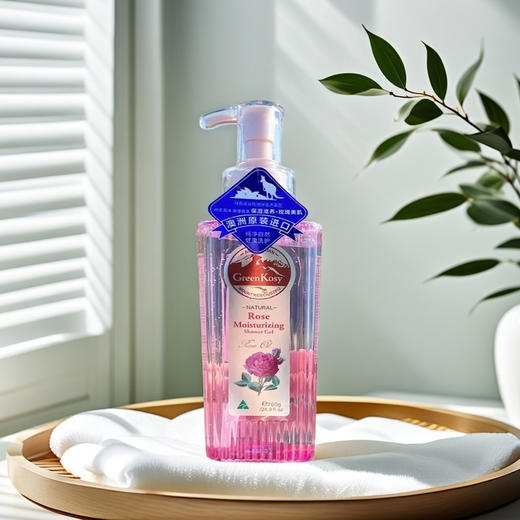 澳大利亚进口绿色溪谷玫瑰保湿沐浴露700g 商品图1