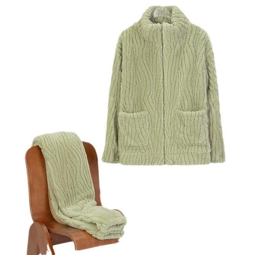 珊瑚绒睡衣情侣家居服秋冬季套装加厚法兰绒睡衣情侣毛绒家居服 商品图4