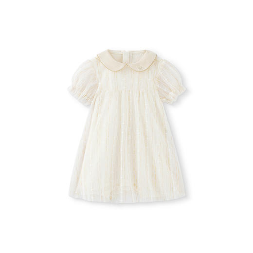 【商场同款】英氏婴儿衣服夏季透气女童连体衣月亮裆2025新款爬服 商品图4