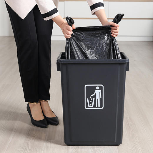 【美丽雅垃圾袋】可降解加厚型物业商用垃圾袋 黑色环保塑料袋 商品图4