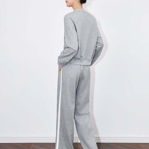 【高货wl】全新升级【铂金会员330/天猫439/差价109】(55008) 洛诗琳秋冬休闲时尚明线双口袋短款外套时髦休闲裤两件套 商品图4