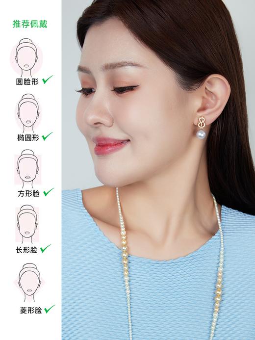 【天猫同款】18k金两戴款钻石珍珠耳夹 Hulu 商品图1