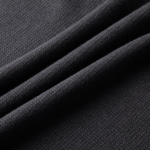 【提花华夫格】罗蒙秋冬男士假两件衬衫领针织衫百搭舒适男士衬衫长袖衬衫男 商品图8