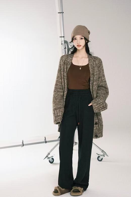 G弟同厂的德力绒暖暖裤 | 版型好，显瘦，显高，显腿直又长 商品图5