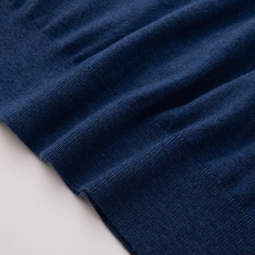 【含羊毛蚕丝】罗蒙秋冬款男士时尚渐变毛衣男百搭休闲针织衫男 商品图8