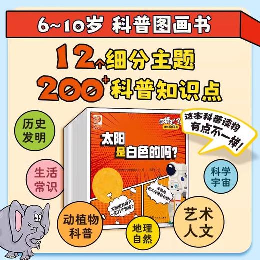 《你猜对了！趣味科普系列》（全24册礼盒装，赠送24张知识卡片） 全套书共分为24册、12大超全主题， 商品图2