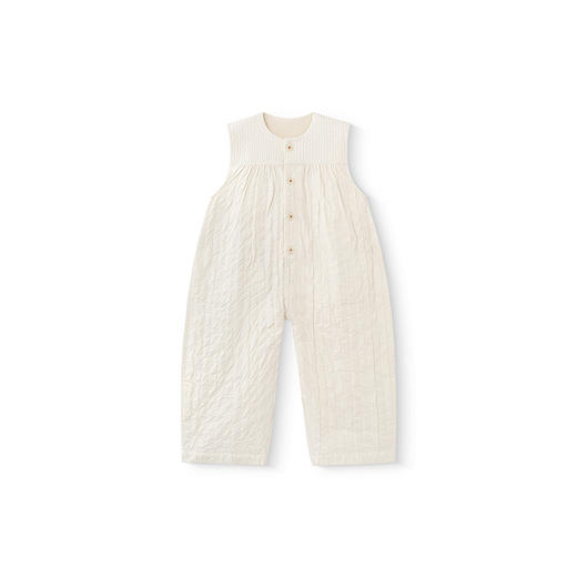 【高定系列】英氏儿童背带裤春夏季休闲九分裤连体裤男童女童裤子 商品图4