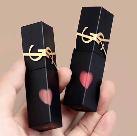【礼物推荐】圣罗兰（YSL）新品爱心黑管绒雾哑光唇釉216#231#234#236#232#201#202# 商品图1