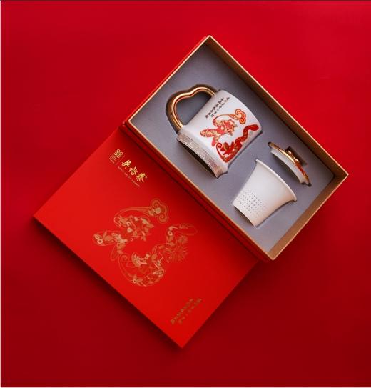 吴裕泰瓷质裕茶盈福生肖三件杯 商品图1