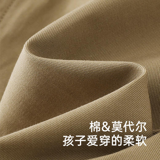 英氏儿童裤子春夏男童直筒裤休闲百搭中大童帅气长裤2025新款裤子 商品图1