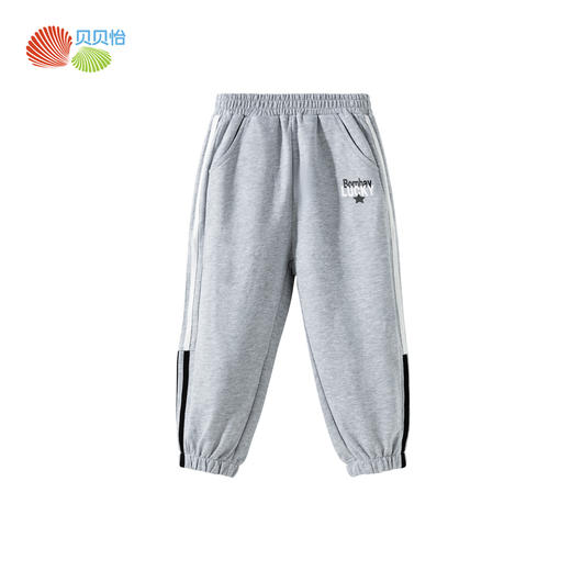 【撞色侧边条卫裤】25春季男童休闲长裤中大童百搭时尚运动裤子 商品图7