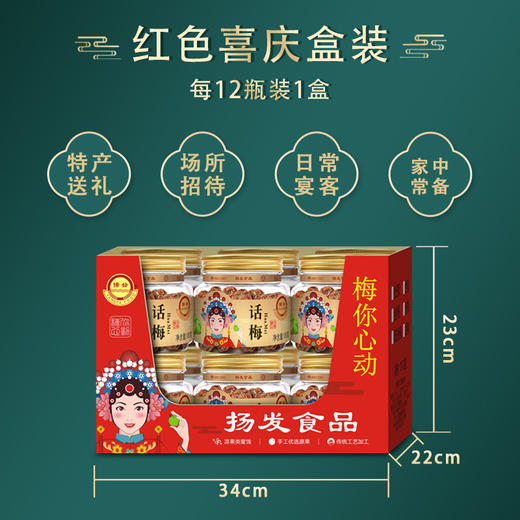 【年货好礼！清爽酸甜，开味解腻】蜜饯礼盒 年货送礼 无核枇杷干橄榄 西梅干话梅 果干梅子蜜饯礼盒-QQ 商品图2