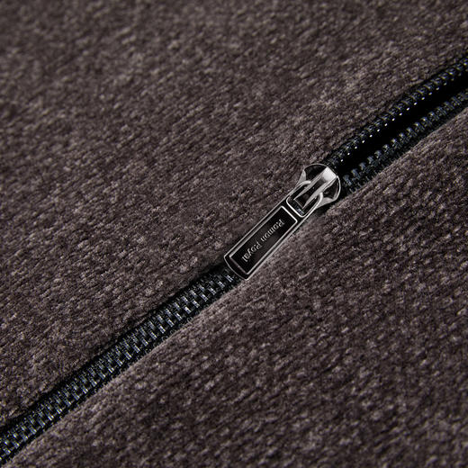 【加绒加厚】罗蒙男士冬季仿羊绒夹克男士外套加绒外套男毛衣外套 商品图8