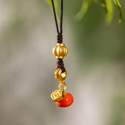 朱炳仁铜2025 铜艺世家传承摆件挂件 文昌塔/大胜笔/四方来财/五路财神/好柿常伴/福禄欢喜/福禄大吉 商品图3