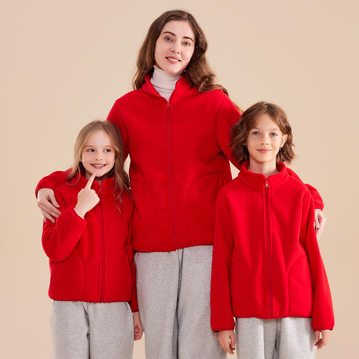 龙之涵 亲子款 “小暖炉”加厚复合双面绒上衣&马甲 合集 商品图7