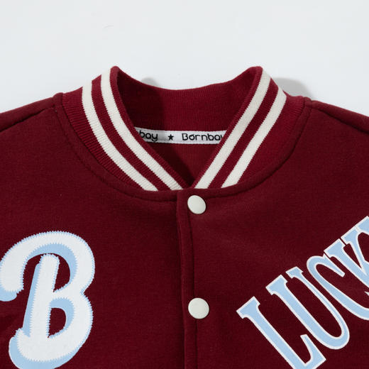 贝贝怡男童春秋撞色拼接棒球服外套夹克上衣 商品图9