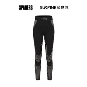 24/26SURPINE复合聚热导湿功能衣 女裤子 黑金 无惧系列