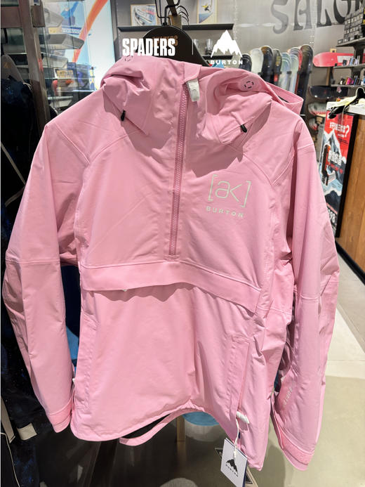 24/25BURTON雪服W AK GORE-TEX KIMMY 2L ANORAK PRISM PINK 商品图0