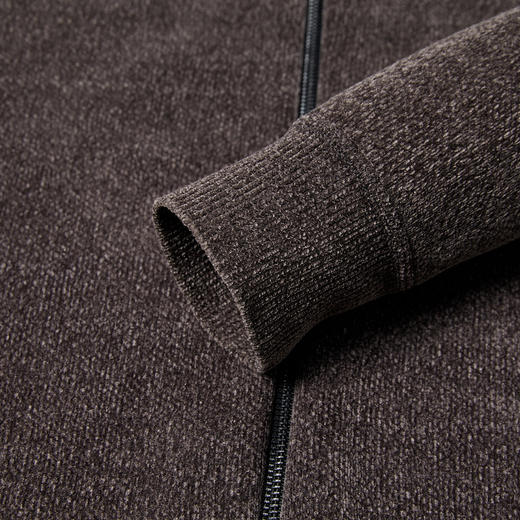 【加绒加厚】罗蒙男士冬季仿羊绒夹克男士外套加绒外套男毛衣外套 商品图7