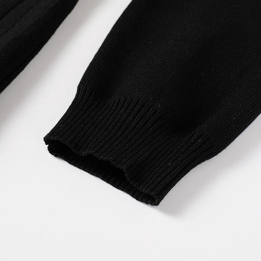 奢姿2025年春季新款大码女装撞色蝴蝶结裙子胖妹妹减龄针织连衣裙9851890302 商品图3