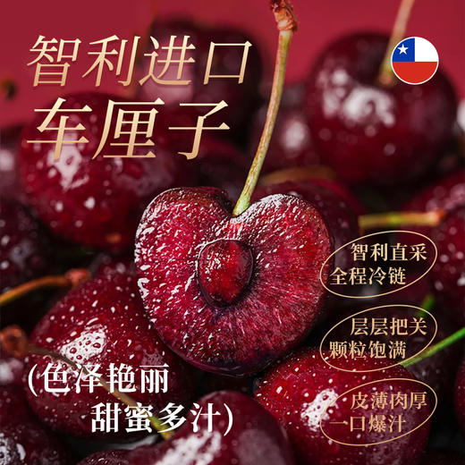 冬日限定！智利核心产区进口车厘子J/2J级2.5kg 脆硬香甜 品质甄选 商品图0