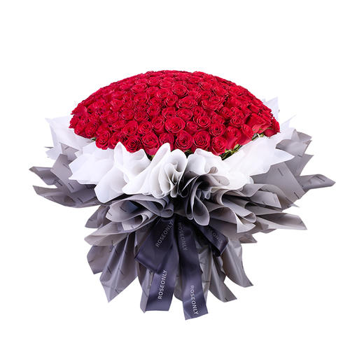 【高级定制鲜花】下单前请联系客服确认 ROSEONLY诺誓 鲜花玫瑰 钟情-手捧520支 199枝 送女友送老婆 商品图1