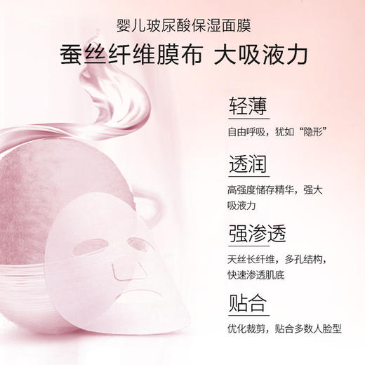 城市花匠婴儿玻尿酸保湿面膜5片装 10盒（50片） 商品图1