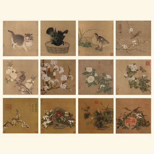 宋代花鸟实木框画 客厅卧室装饰画书房挂画 商品图3