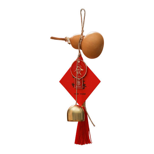 敦煌【恭喜发财·葫芦铃铛挂件】敦煌新中式葫芦手机链包包挂件汽车挂饰 商品图5