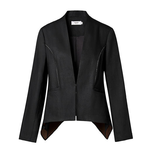 TANGY Collection/2025天意精品春季新品中国风女士莨绸西装外套 商品图4