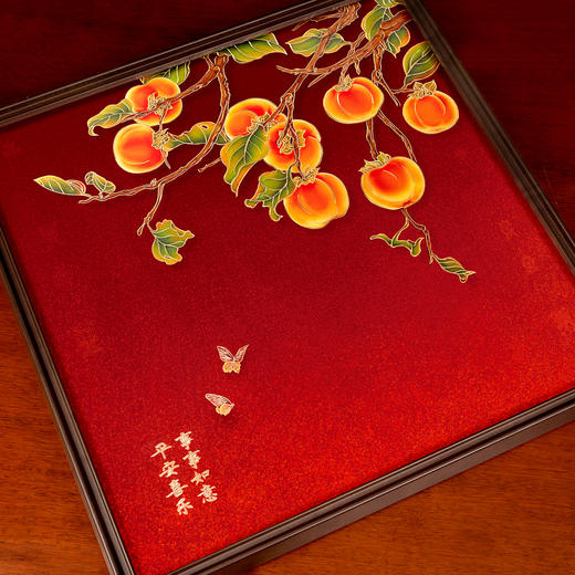 柿柿如意 铜雕艺术画 商品图1