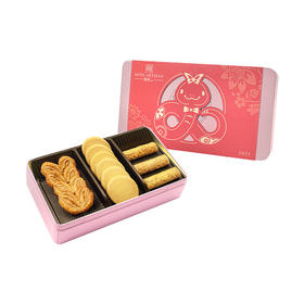 明玥皇廷新年特定什锦饼干蛋卷蝴蝶酥糕点礼盒95.5g/152757 金蛇送福缤纷酥点