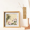 郎世宁花鸟册实木框画 新中式古风客厅卧室装饰画书房挂画 商品缩略图0