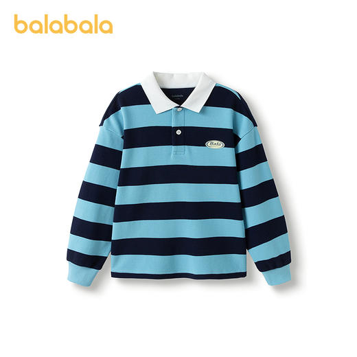 巴拉巴拉童装儿童卫衣女童男童2025春秋装宽松中大童polo百搭上衣 商品图4