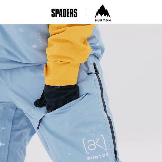 24/25BURTON雪服M AK GORE SWASH PT DUSTY BLUE 商品图3