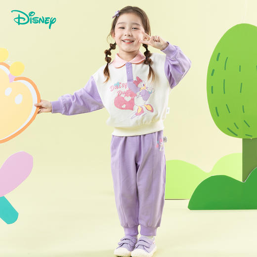 迪士尼春季可爱卡通女童卫衣套装ZD1ET012 商品图4